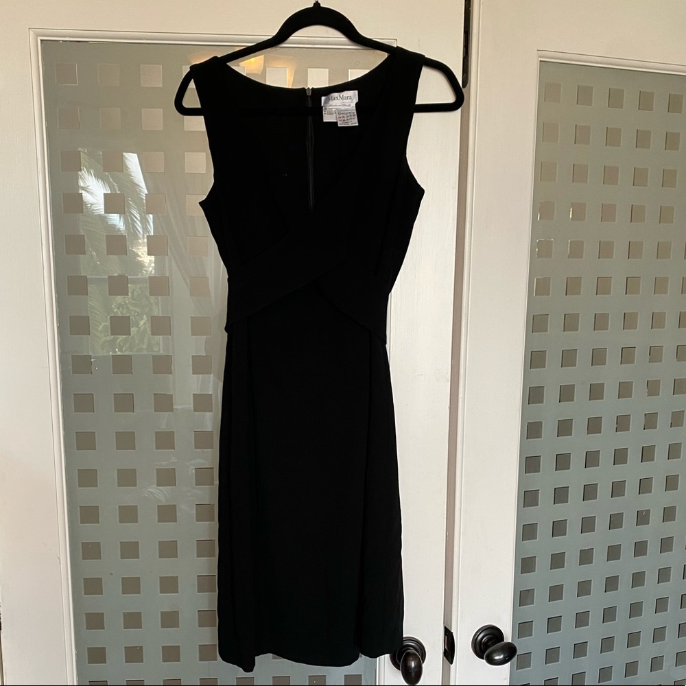 MaxMara Simple Sexy Little Black Dress 4